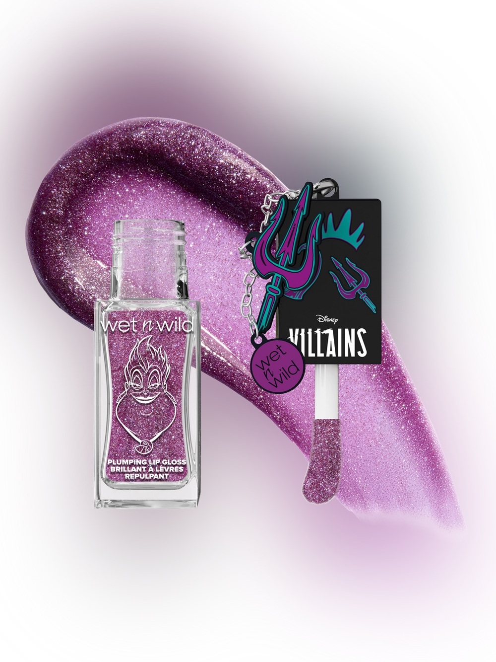 wet n wild Plumping Lip Gloss — Shimmery Purple Glitter